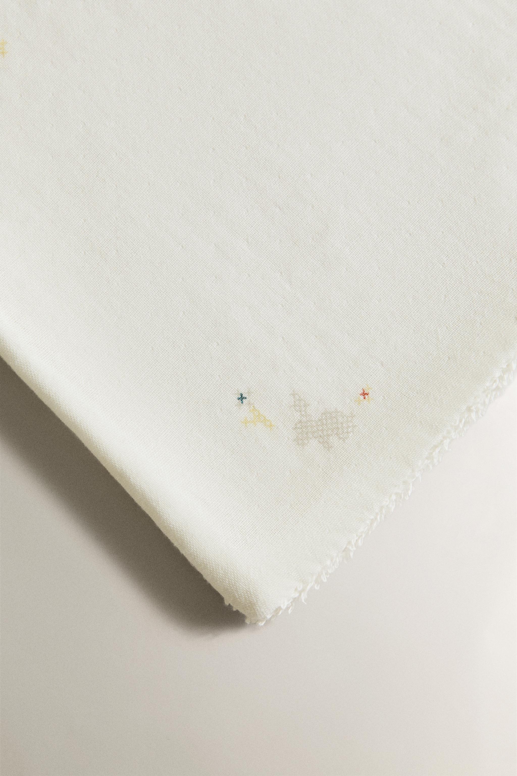 SERVIETTE DE BAIN BÉBÉ GAZE LAPINS